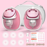 Maypott wearable breastpump in-bra fit for hands-free pumping.