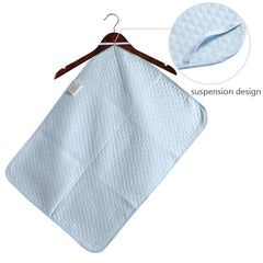 MBJERRY changing pad bottom waterproof layer protects surfaces from spills