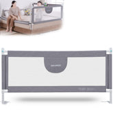 MBQMBSS 77-inch bed rails provide a secure sleep boundary for toddlers