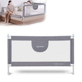 MBQMBSS bed rail frame shows sturdy construction for toddler safety.