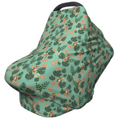 Mcewoel Owl cover in full-coverage mode protecting baby from sun and wind during outings