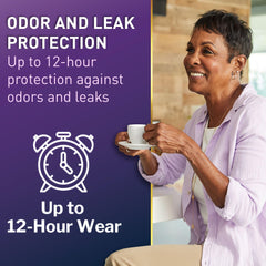 McKesson Premium Discreet Underwear core with absorbency demonstrates containment capability