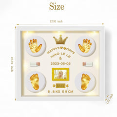 MCstars Complete kit including clay, paint, stickers, and brushes for lasting keepsakes