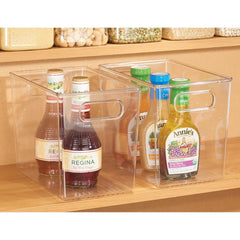 mdesign open-top storage bin enables fast access to items