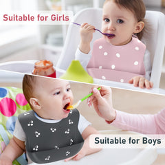 ME.FAN bibs are waterproof and easy to rinse or dishwasher clean