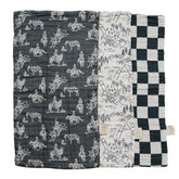 Mebie Baby burp cloths in muslin fabric protect baby's skin while catching spit-ups