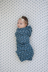 Mebie Baby Muslin Cotton closeup, showing breathable texture for everyday use.