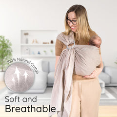 Mebien Ring Sling Sand adjustable one-size fit for most caregivers