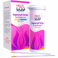 Med Lab Diagnostics vaginal pH test strip pack for at-home monitoring
