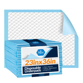 MED PRIDE disposable underpads 23x36 bed cover provide ultra-absorbent overnight protection.