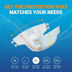 MED PRIDE unisex size range provides comfortable protection for all body types