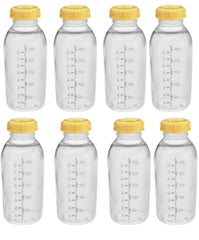 Medela 8oz breastmilk bottles pack for convenient milk collection and storage at home