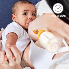 Medela SNS bra clip keeps the system securely in place during feeding