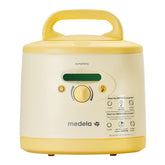 Medela Symphony Plus breast pump front view showing core components for home use.