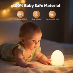 MediAcous egg light offers stepless dimming for gentle night visibility