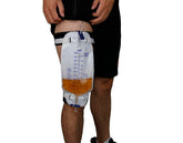 Medical Grade Catheter Leg Bag 1000ml capacity shown for all-day use
