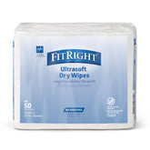 Medline Ultrasoft wipes package shown for gentle cleansing on sensitive skin