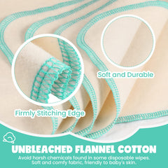 Meekoo durable cloth tissues ideal for diaper changes and travel