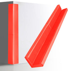 MegaGreen red wall corner padding provides full-height protection for interior corners.