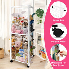 Megapuxin large plushies holder made from durable PVC for long-lasting use