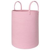 MEGASKET pink laundry basket with wide opening for quick access