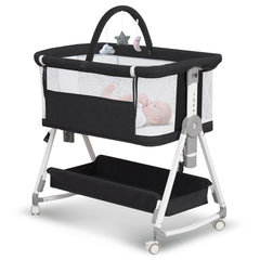 MEICHYUN 3-in-1 bassinet design for versatile newborn sleep.