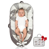 Meindoovm Baby Lounger in organic cotton with soft daytime comfort.