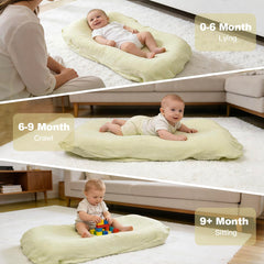 Meindoovm baby lounger laid out for wide awake play and setup
