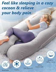 Meiz pillow features a double-zipper design for easy height adjustment.