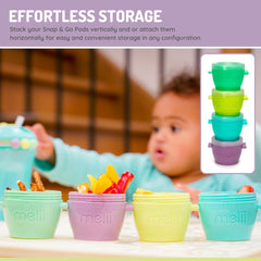 melii 4 oz portions ready for baby meals and snacks