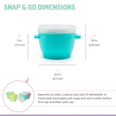 melii freezer-safe containers keeping batch-prepped meals fresh