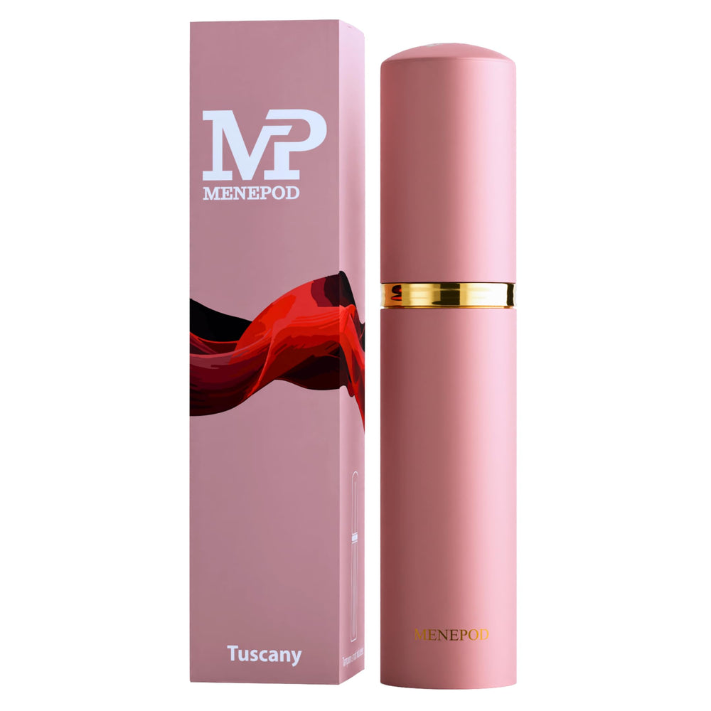 Menepod luxury tampon holder on a vanity, organizing essentials with style