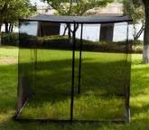 Mengersi mosquito net on a twin bed setup with full coverage and breathable airflow.