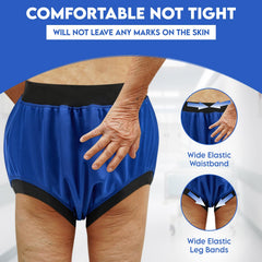 Menpol overnight-ready diaper covers provide reliable leak protection for night use.