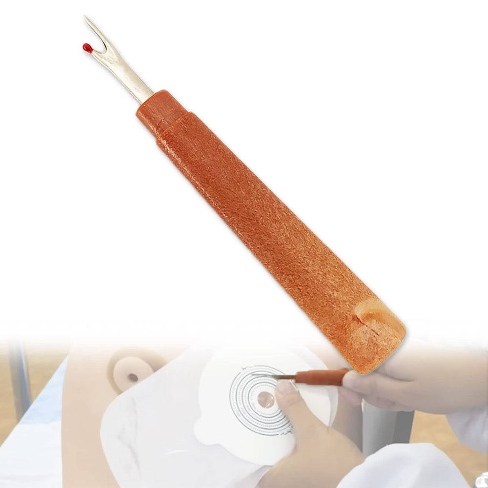 MENURSY ostomy scissor blunt tip for safe stoma bag cutting.