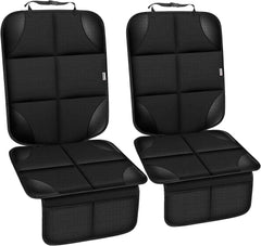 Meolsaek car seat protector front view shows durable cover protecting upholstery