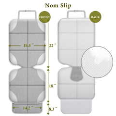 Meolsaek waterproof fabric car seat cover protects leather and fabric seats from spills