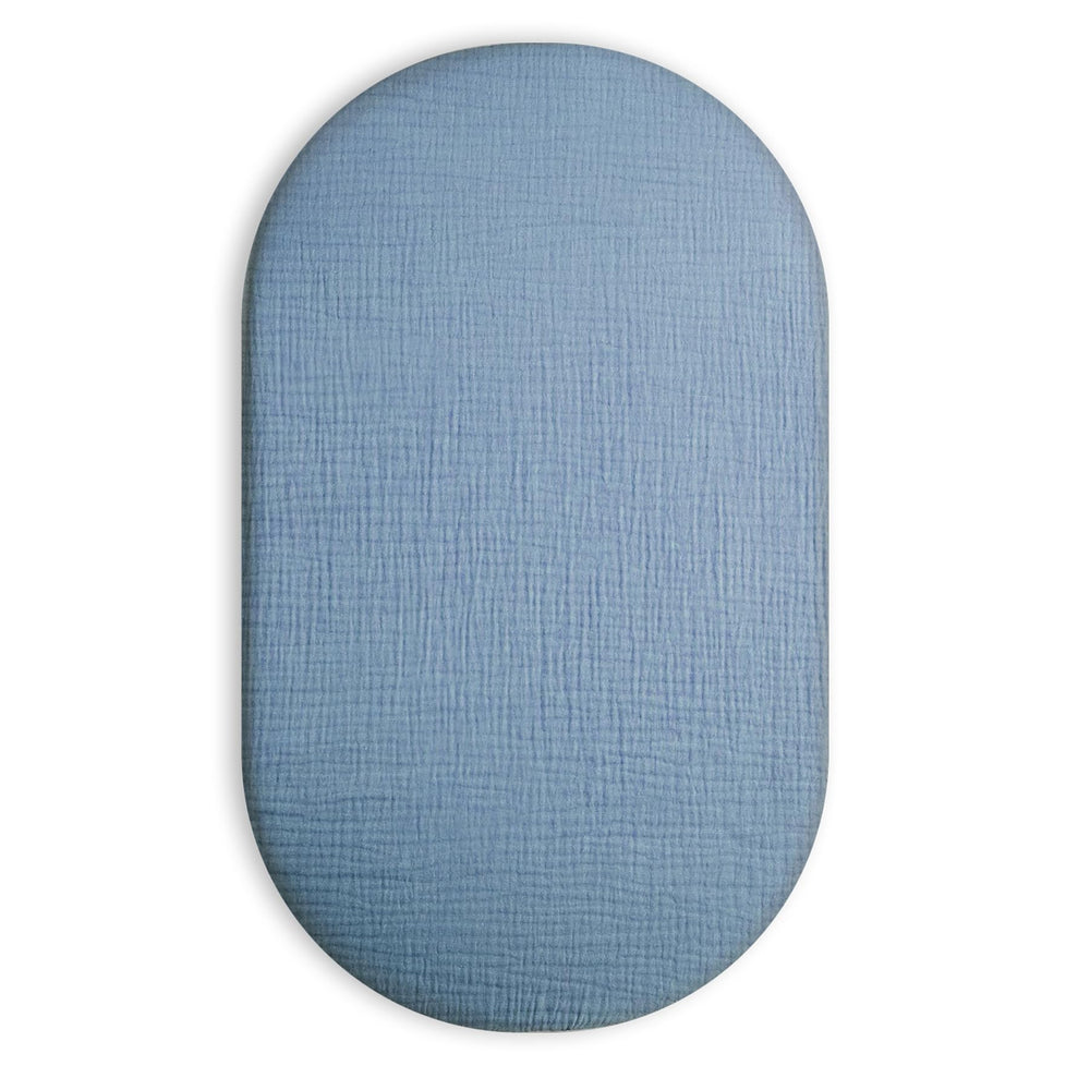 Meowcards bassinet sheet rectangle fit with snug elastic edge for secure sleep