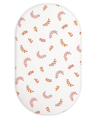 Meowcards bassinet sheet with soft muslin texture for gentle sleep