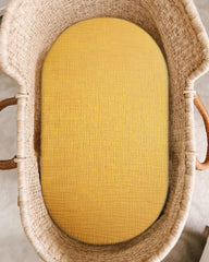 Meowcards bassinet sheet with precise fit for rectangle bassinet
