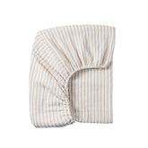 Meracorallo muslin fitted crib sheet with soft fabric for baby comfort
