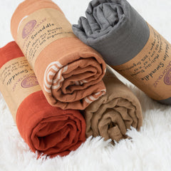Meracorallo receiving blanket doubles as an easy burp cloth