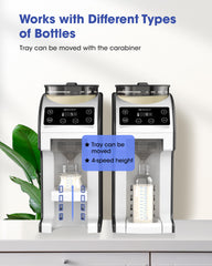 Mercalon formula dispenser shows precise dispensing settings