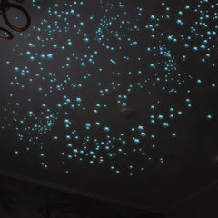 Meschett glow stars ceiling pack creates a soothing bedtime night sky.