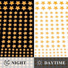 Meschett Glow Stars in small, medium, and large sizes form dimensional constellations.