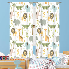 MESHELLY safari curtains rod pocket closeup showing easy hanging