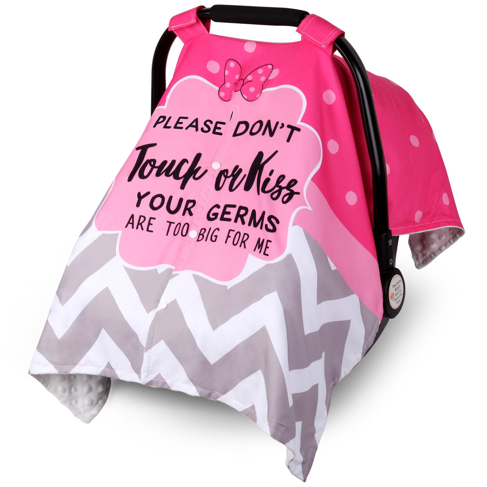 Metplus 2-in-1 car seat cover with peekaboo opening for quick baby checks.