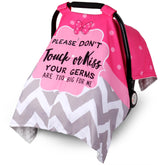 Metplus 2-in-1 car seat cover with peekaboo opening for quick baby checks.