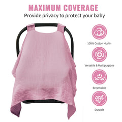 Metplus stroller sunshade neatly folded for storage.