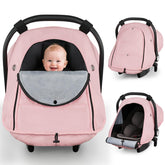 Metplus Winter Car Seat Cover waterproof shell for reliable warmth during cold car rides.